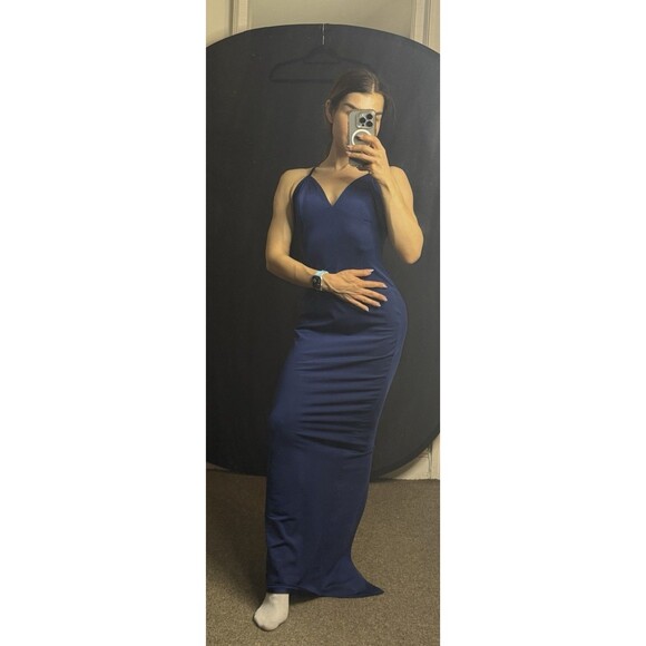 Y2K Wantmylook Maxi Dress Prom Spandex - Picture 3 of 10